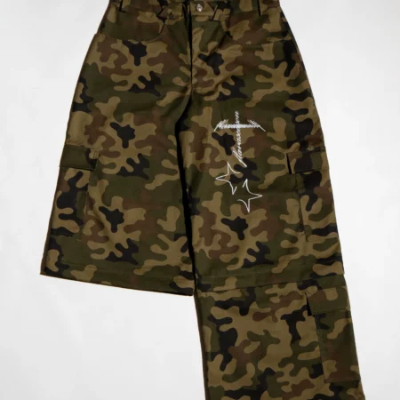 Combat Zip Camo Pants 2in1