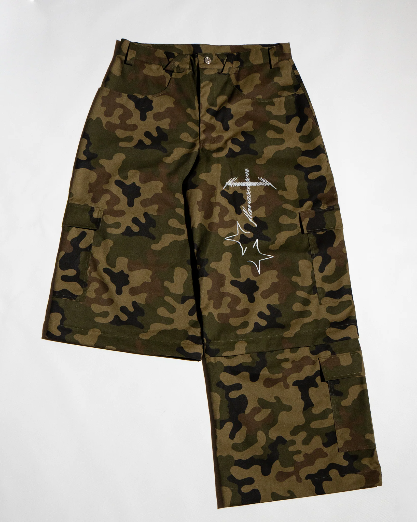 Combat Zip Camo Pants 2in1